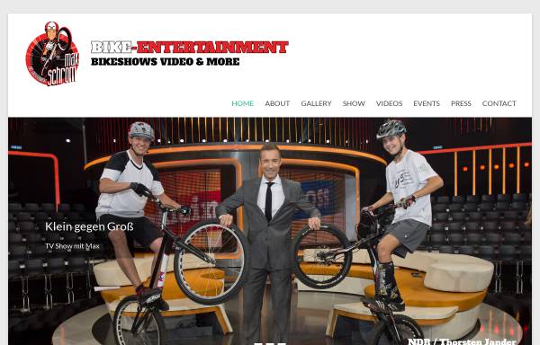 Vorschau von www.bike-entertainment.de, Bike Entertainment, Max Schrom