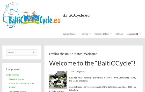 Vorschau von velovilnius.lt, Baltic Cycle Ltd.