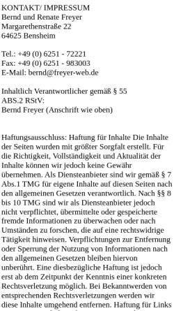 Vorschau der mobilen Webseite www.freyer-fewo.de, Ferienhaus Allgäu