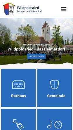 Vorschau der mobilen Webseite www.wildpoldsried.de, Wildpoldsried