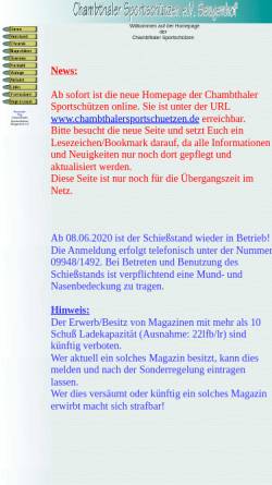 Vorschau der mobilen Webseite chambthaler-sportschuetzen.blaibach.eu, Chambtaler Sportschützen e.V. Seugenhof