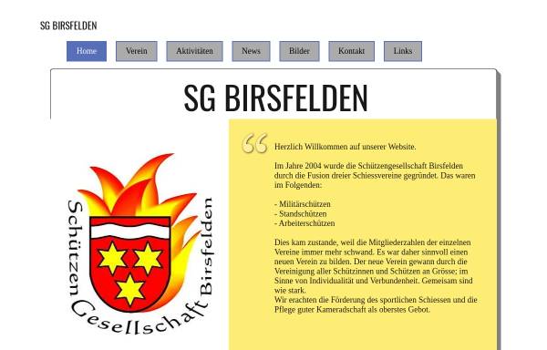 Vorschau von www.sg-birsfelden.ch, Schützengesellschaft Birsfelden