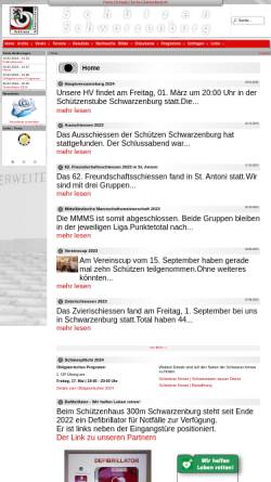 Vorschau der mobilen Webseite www.schuetzen-schwarzenburg.ch, Schützen Schwarzenburg