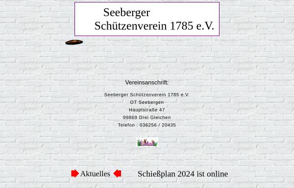 Vorschau von www.seeberger-sv.de, Seeberger Schützenverein 1785 e.V.
