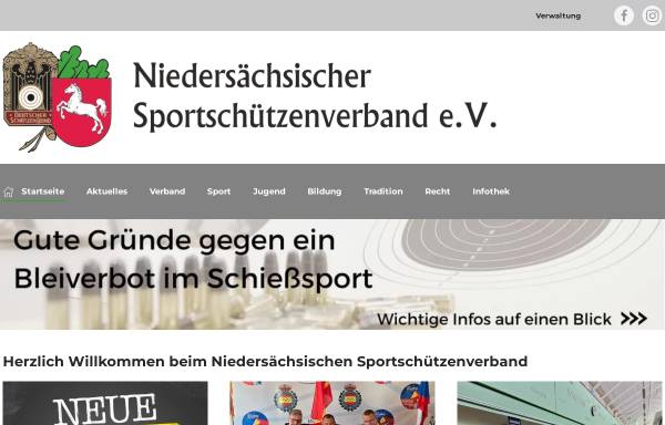 Vorschau von nssv.de, Niedersächsischer Sportschützenverband e.V. (NSSV)