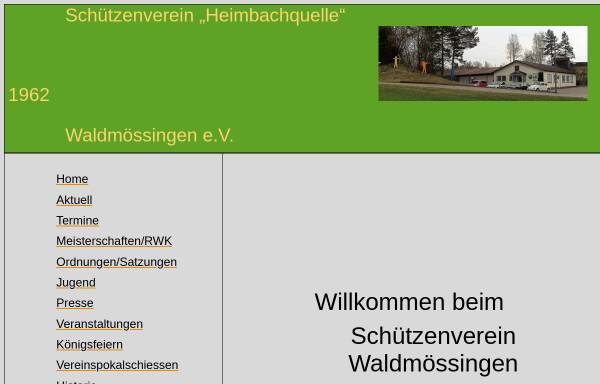 Vorschau von www.schuetzen-waldmoessingen.de, Schützenverein Waldmössingen