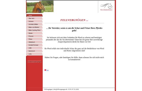 Vorschau von www.fellvergnuegen.de, Fellvergnügen, Ulrike Flaskamp
