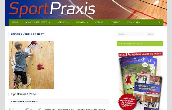 Vorschau von www.sportpraxis.com, Sportpraxis