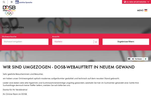 Vorschau von www.dosb.de, Der Deutsche Olympische Sportbund: Sotschi 2014