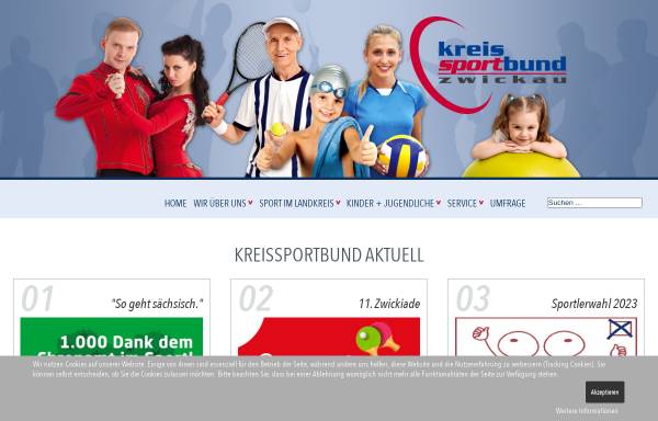 Vorschau von www.kreissportbund-zwickau.de, Kreissportbund Zwickau