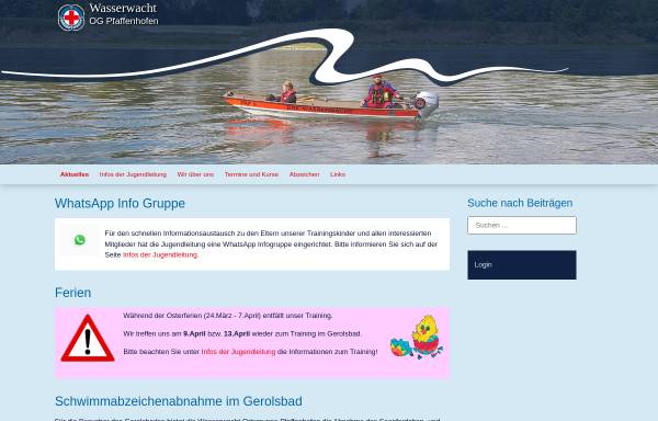 Wasserwacht Ortsgruppe Pfaffenhofen/Ilm