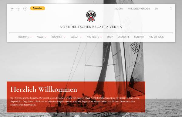 Vorschau von www.nrv.de, NRV Norddeutscher Regatta Verein