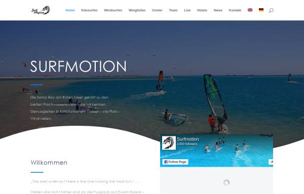 Vorschau von surfmotion.com, Surf Kitemotion Center