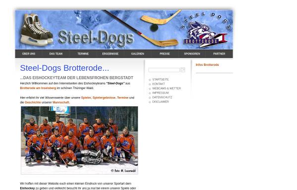 Vorschau von www.steeldogs-brotterode.com, Steel Dogs Brotterode