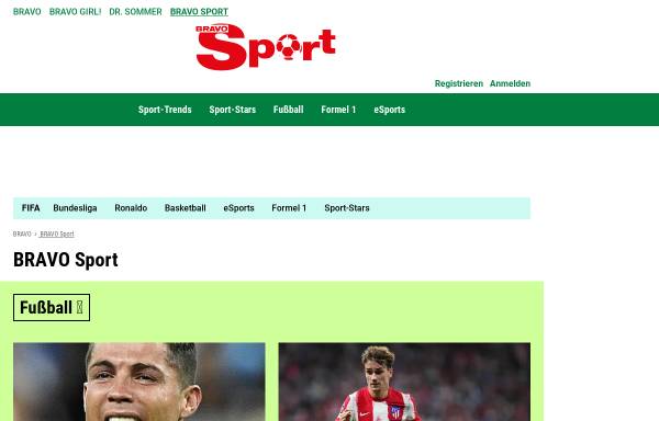 Vorschau von www.bravo.de, Bravo Sport
