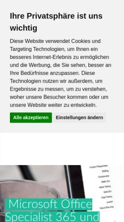 Vorschau der mobilen Webseite com-training.com, Com Computertraining and Services GmbH
