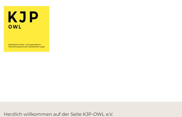 Vorschau von www.kjp-owl.de, Arbeitskreis der Kinder- und JugendlichenpsychotherapeutInnen in Ostwestfalen-Lippe (KJP-OWL)