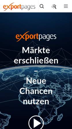 Vorschau der mobilen Webseite www.exportpages.de, Export Pages - ExportPages International GmbH