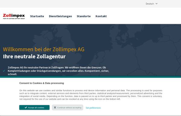 Vorschau von www.zollimpex.ch, Zollimpex AG