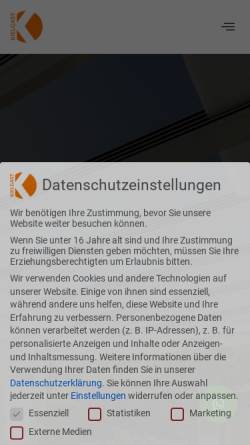 Vorschau der mobilen Webseite www.vario-kielgast.de, Vario Überdachungstechnik Kielgast GmbH & Co. KG