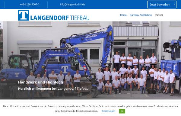 Vorschau von www.langendorf-iii.de, Ing. W. Langendorf III. GmbH & Co. KG