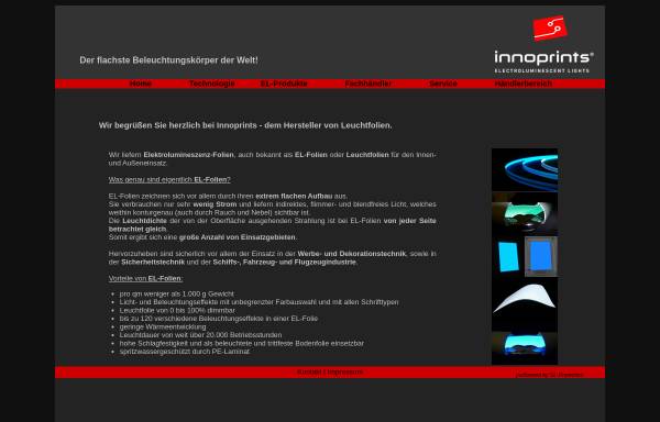 Vorschau von innoprints.com, Innoprints GmbH