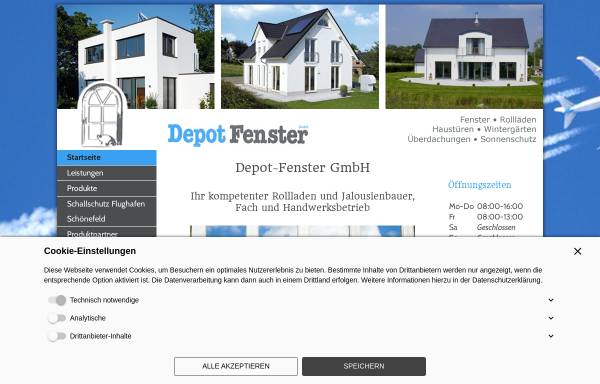 Vorschau von www.depotfenster.de, DepotFenster GmbH