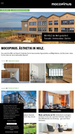 Vorschau der mobilen Webseite www.mocopinus.com, Mocopinus GmbH & Co. KG