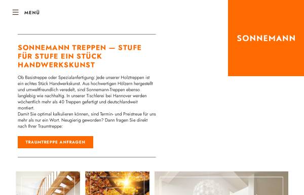 Vorschau von www.sonnemann-treppen.de, Sonnemann Treppen GmbH