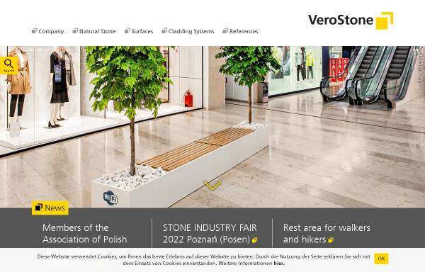 Vorschau von vero-stone.com, VeroStone GmbH