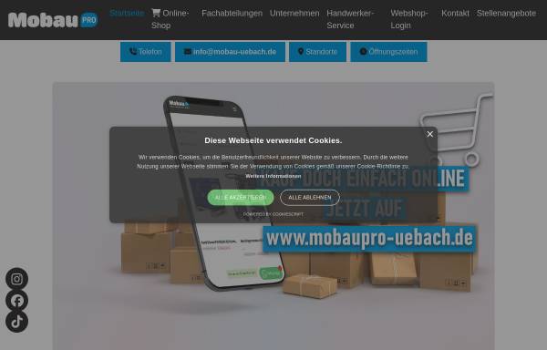 Vorschau von www.mobau-uebach.de, Mobau Wirtz & Classen GmbH & Co. KG