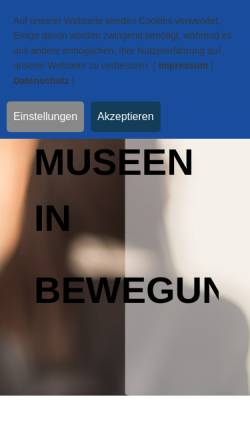 Vorschau der mobilen Webseite www.museumsinitiative-owl.de, Museumsinitiative in OWL e.V.