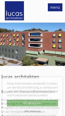 Vorschau der mobilen Webseite www.lucas-architekten.com, Lucas Architekten GmbH; Luis Lucas