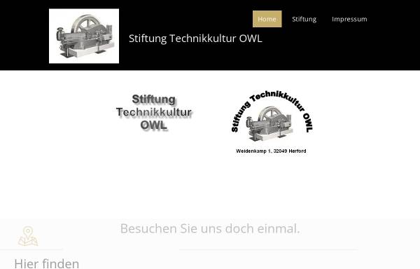 Vorschau von www.stiftung-technikkultur-owl.de, Stiftung Technikkultur OWL