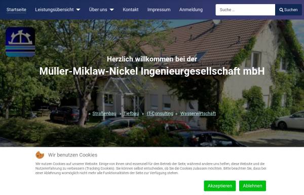 Vorschau von www.mmn-ingenieure.de, Müller-Miklaw-Nickel Ingenieurgesellschaft mbH