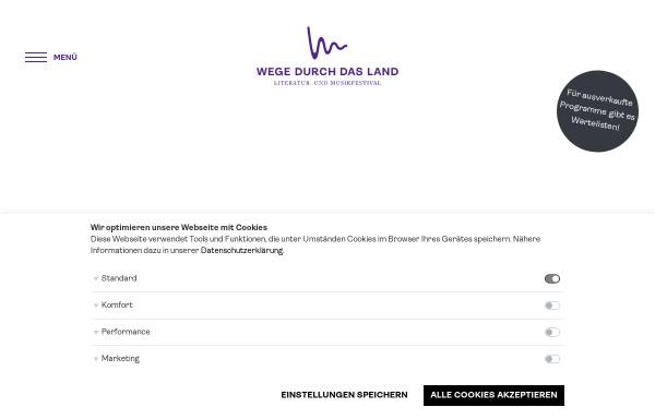 Vorschau von www.wege-durch-das-land.de, Wege durch das Land