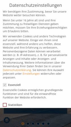 Vorschau der mobilen Webseite www.v-r-b.de, Vereinigung Rohstoffe und Bergbau e.V.