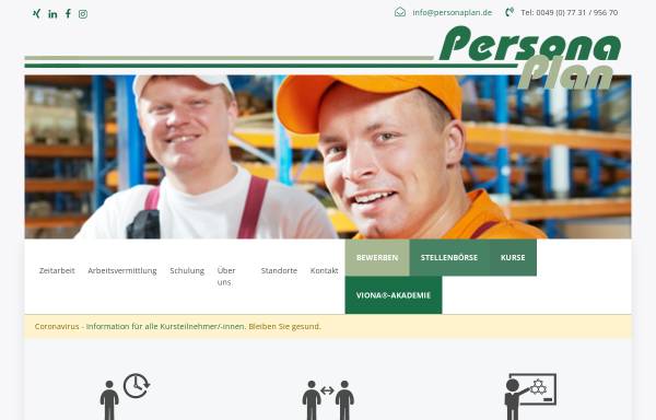 Vorschau von www.personaplan.de, PersonaPlan GmbH