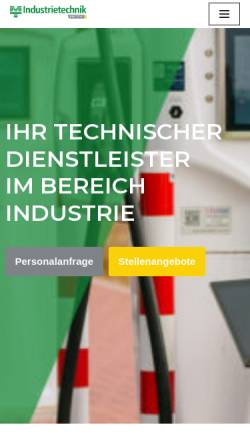 Vorschau der mobilen Webseite www.mt-industrietechnik.de, MT Industrietechnik GmbH & Co. KG