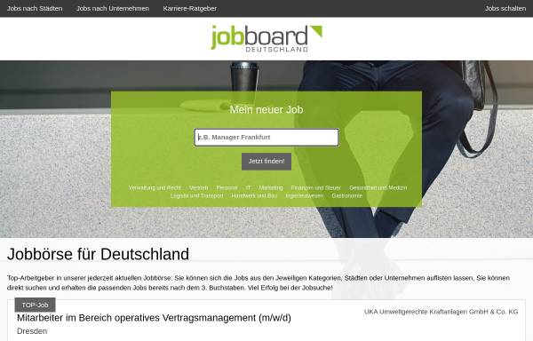 Vorschau von www.jobboard-deutschland.de, Jobboard-Deutschland.de