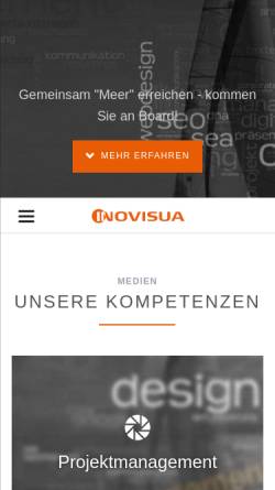 Vorschau der mobilen Webseite inovisua.de, inovisua - Ingo Bothner