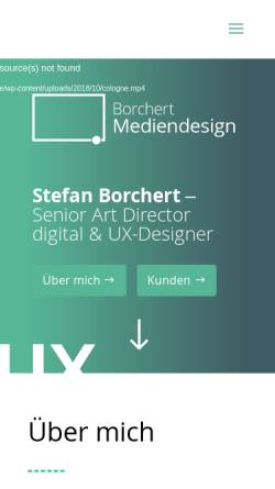 Vorschau der mobilen Webseite www.stefan-borchert.de, Borchert Mediendesign