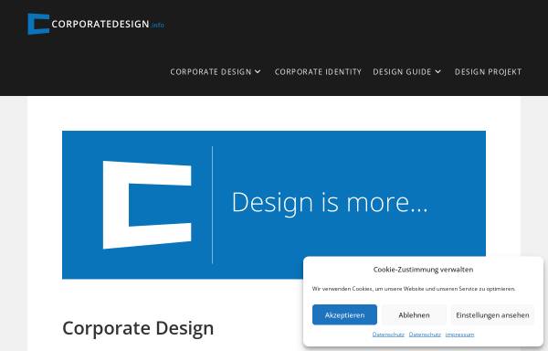 Vorschau von www.corporatedesign.info, Corporate Design Portal