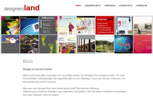 Vorschau von www.designers-land.de, Designersland, Inh. Renate Wiggering