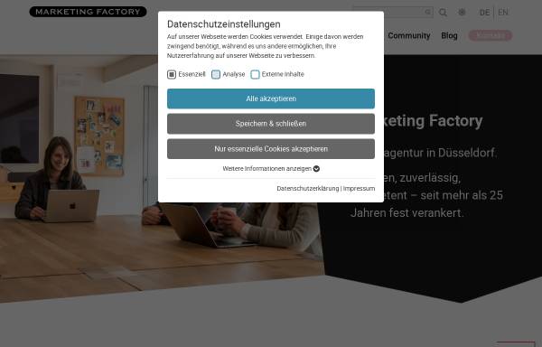 Vorschau von www.marketing-factory.de, Marketing Factory Consulting GmbH