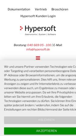 Vorschau der mobilen Webseite hypersoft.de, Hypersoft GmbH
