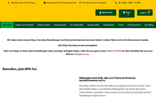 Vorschau von bonro.de, Thomas Hintz, Bonro