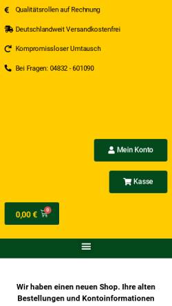 Vorschau der mobilen Webseite bonro.de, Thomas Hintz, Bonro