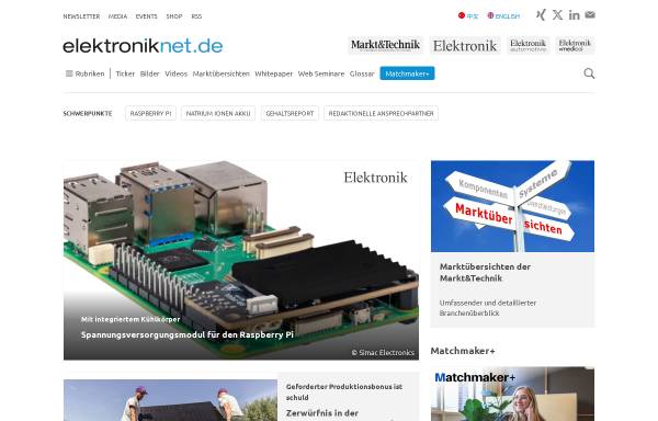 Vorschau von www.elektroniknet.de, Elektroniknet.de