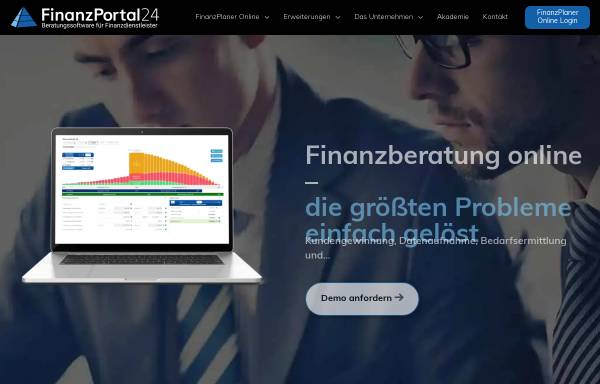 Vorschau von finanzportal24.de, Finanzportal24